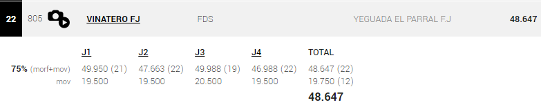 clasificación Vinatero